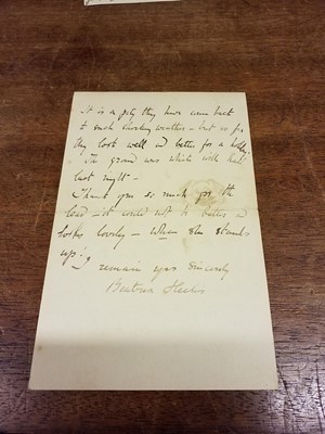 Lot 110 - Potter (Beatrix). Autograph Illustrated Letter Signed, 26 October 1936