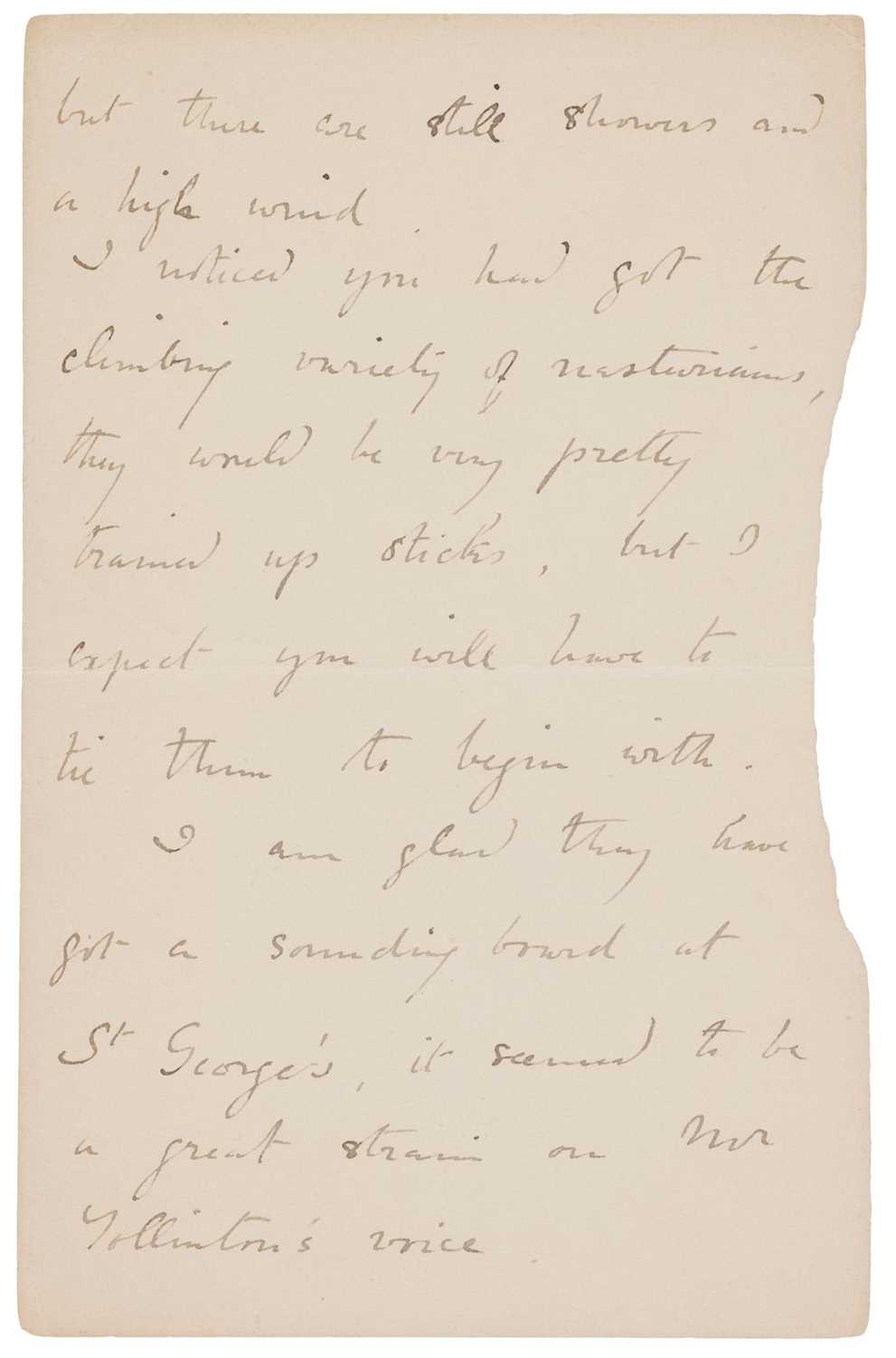 Lot 100 - Potter (Beatrix). Incomplete Autograph Letter Signed, circa 1907