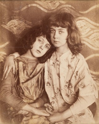 Lot 54 - Hollyer (Frederick, 1838-1933, attributed to). Mary ‘May’ & Jane Alice (Jenny) Morris, albumen print