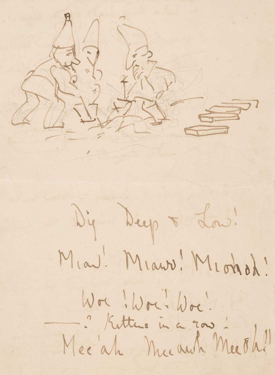 Lot 102 - Potter (Beatrix). Autograph Illustrated Letter, c. 1920