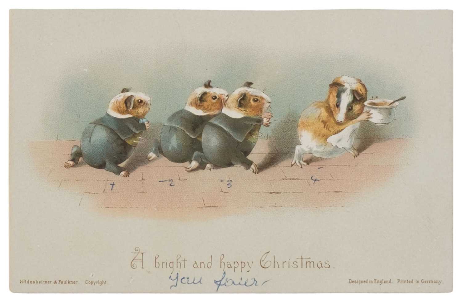 Lot 94 - Potter (Beatrix). ‘A bright and happy Christmas’, Hildesheimer & Faulkner, circa 1890