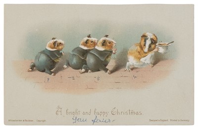 Lot 94 - Potter (Beatrix). ‘A bright and happy Christmas’, Hildesheimer & Faulkner, circa 1890