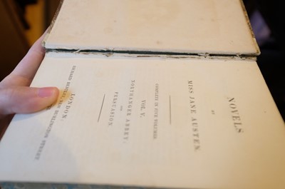 Lot 302 - Austen (Jane). Novels, 5 volumes, Richard Bentley, 1833