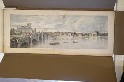 Lot 2 - Baynes (Thomas Mann). A Lithographic Sketch of the North Bank of the Thames..., 1825
