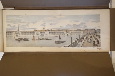 Lot 2 - Baynes (Thomas Mann). A Lithographic Sketch of the North Bank of the Thames..., 1825