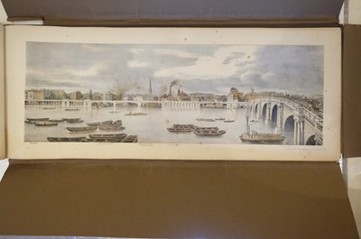 Lot 2 - Baynes (Thomas Mann). A Lithographic Sketch of the North Bank of the Thames..., 1825