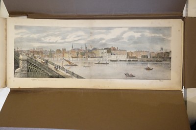 Lot 2 - Baynes (Thomas Mann). A Lithographic Sketch of the North Bank of the Thames..., 1825