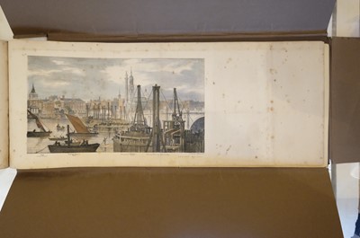 Lot 2 - Baynes (Thomas Mann). A Lithographic Sketch of the North Bank of the Thames..., 1825