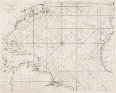 Lot 83 - Atlantic Ocean. Mount (William & Thomas Page), A General Chart of the Western Ocean, circa 1770