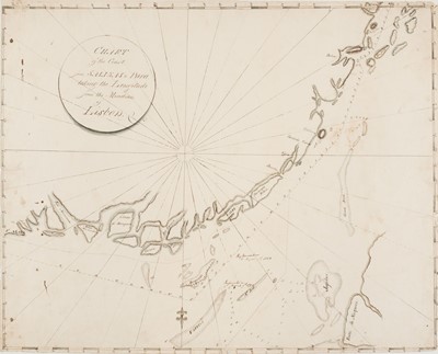 Lot 119 - Manuscript Sea Charts. Chart of the Coast from Salinas to Para..., circa 1780