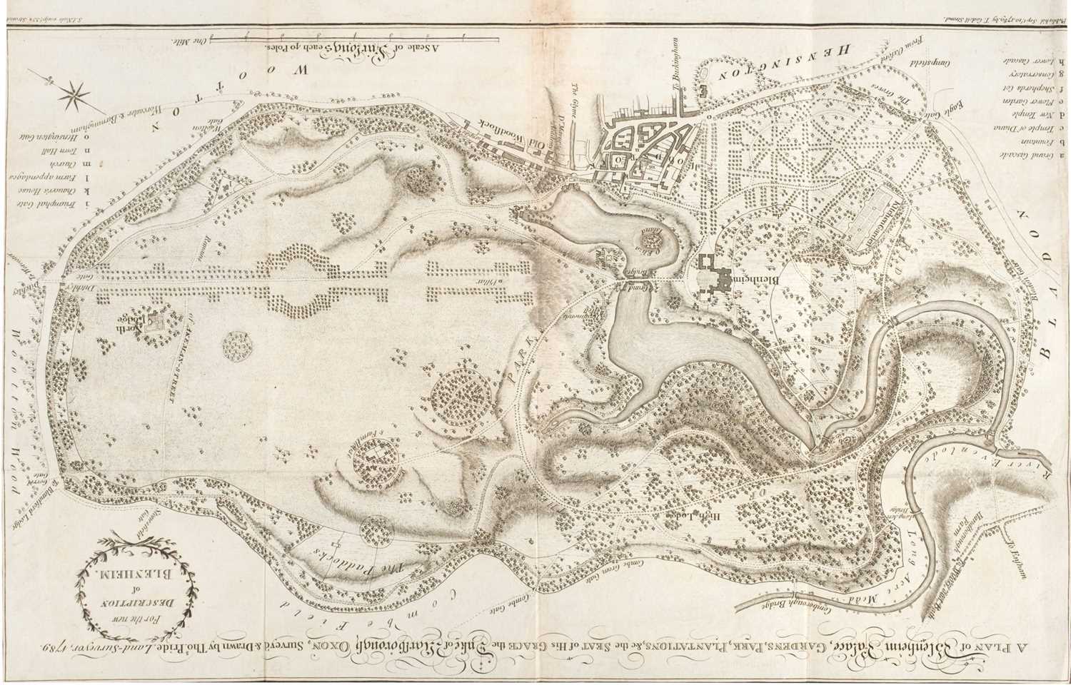 Lot 25 - Mavor (William Fordyce). New Description of Blenheim, 1793