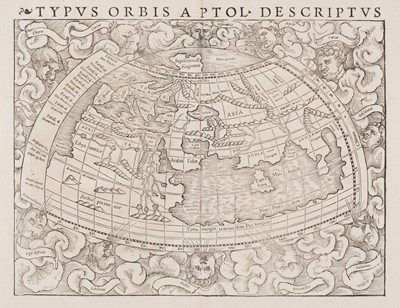 Lot 149 - World. Munster (Sebastian), Typus Orbis A Ptol Descriptus, circa 1540