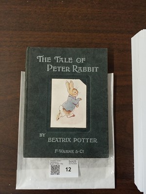 Lot 12 - Potter (Beatrix). The Tale of Peter Rabbit, 1st edition, 1902