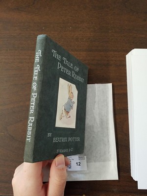 Lot 12 - Potter (Beatrix). The Tale of Peter Rabbit, 1st edition, 1902