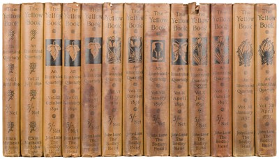 Lot 351 - The Yellow Book, 13 volumes, 1st edition, 1st issue, 1894-97