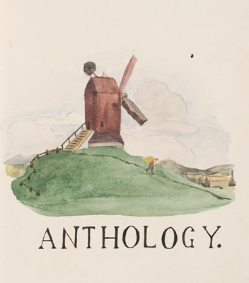 Lot 118 - Nicholson (Nancy Carleton, 1909-2007). Album of Manuscript Poetry, circa 1920's..., and others