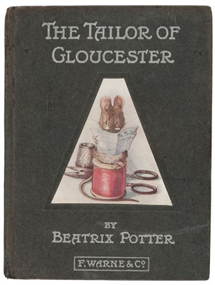 Lot 57 - Potter (Beatrix). The Tailor of Gloucester, 1st edition, 1903..., and others