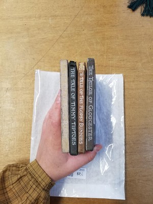 Lot 57 - Potter (Beatrix). The Tailor of Gloucester, 1st edition, 1903..., and others