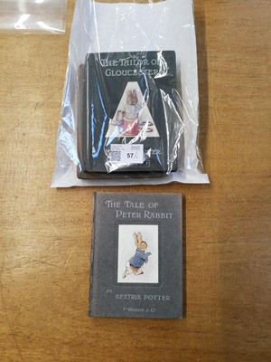 Lot 57 - Potter (Beatrix). The Tailor of Gloucester, 1st edition, 1903..., and others