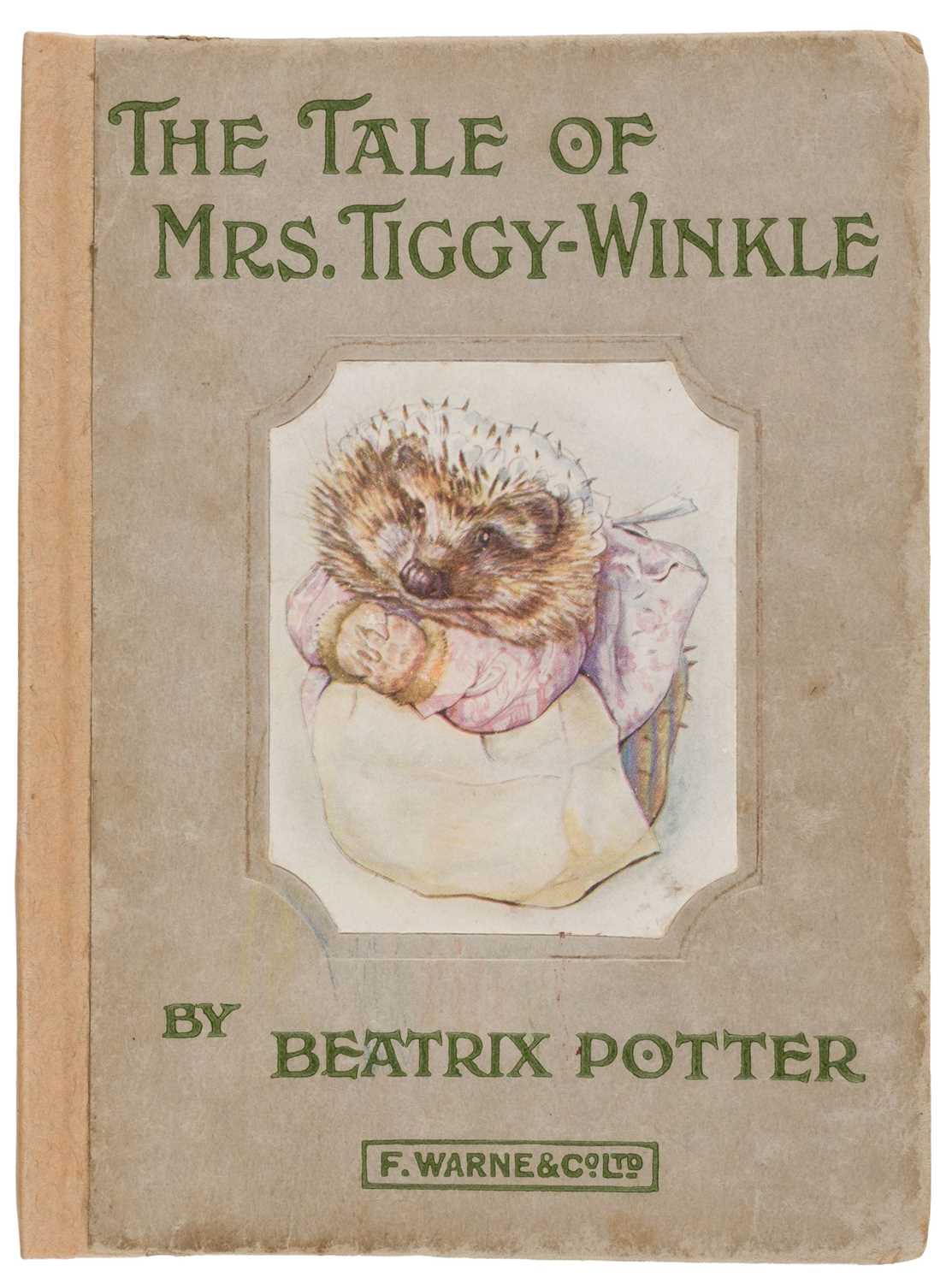Lot 30 - Potter (Beatrix). The Tale of Mrs. Tiggy-Winkle, circa 1930, signed