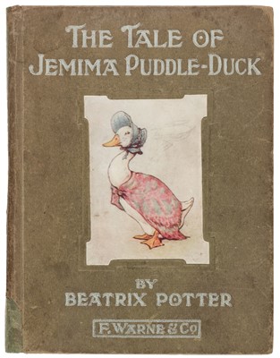 Lot 17 - Potter (Beatrix). The Tale of Jemima Puddle-Duck, circa 1911, signed