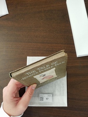 Lot 17 - Potter (Beatrix). The Tale of Jemima Puddle-Duck, circa 1911, signed