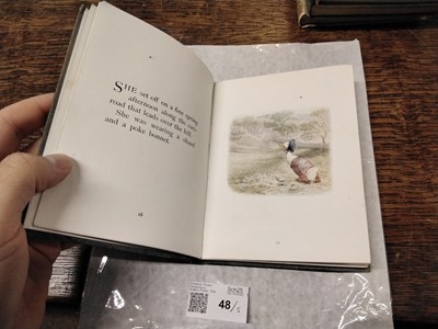 Lot 48 - Potter (Beatrix). The Tale of Jemima Puddle-Duck, 1st edition, 1908..., and others