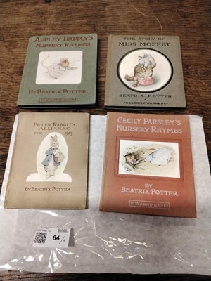 Lot 64 - Potter (Beatrix). The Story of Miss Moppet, 1916..., and others