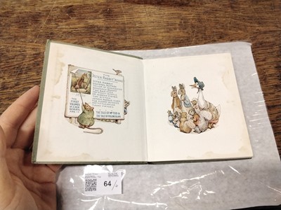 Lot 64 - Potter (Beatrix). The Story of Miss Moppet, 1916..., and others