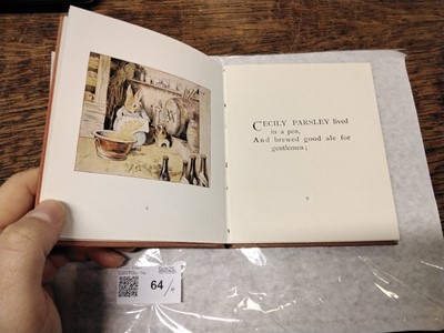 Lot 64 - Potter (Beatrix). The Story of Miss Moppet, 1916..., and others