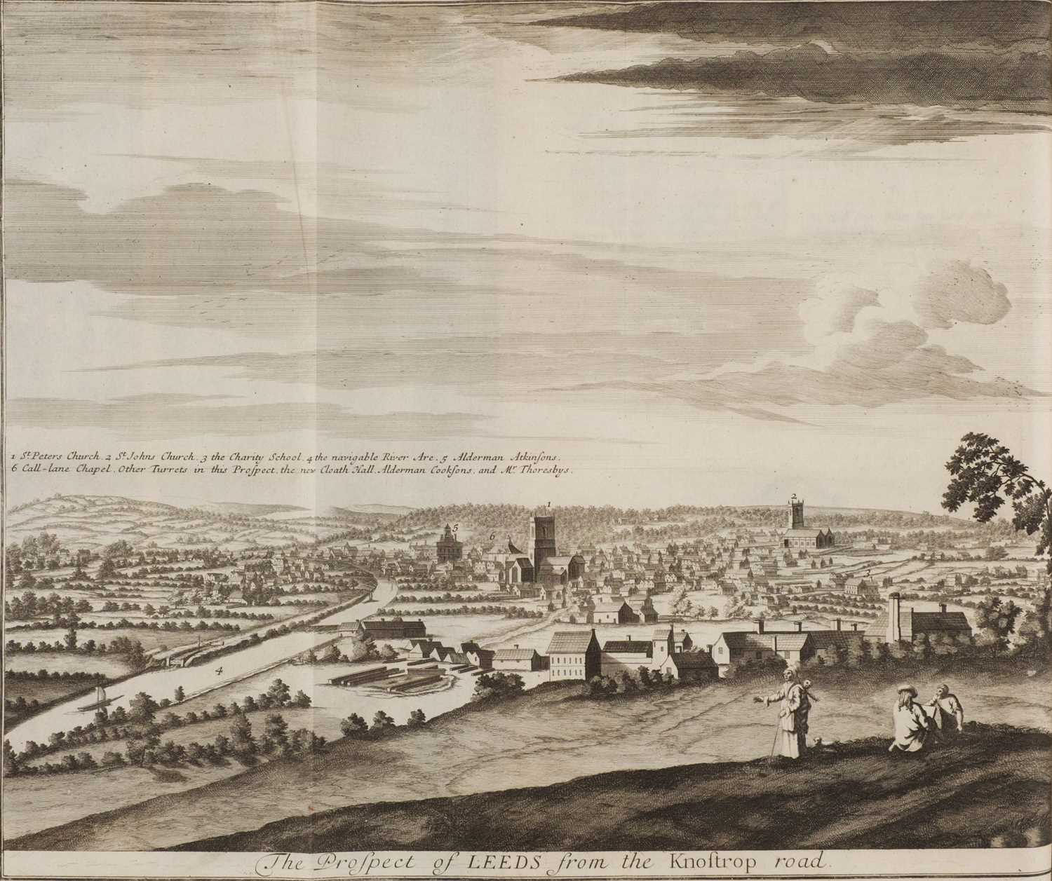 Lot 37 - Thoresby (Ralph). Ducatus Leodiensis: Or, the Topography of ... Leedes, 1715