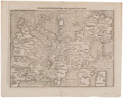 Lot 193 - Europe. Munster (Sebastian), Europa das ein drittheil der erden..., Basel circa 1578