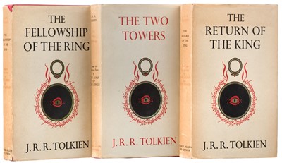 Lot 419 - Tolkien (J. R. R.) Lord of the Rings, 3 volumes, 1965-66