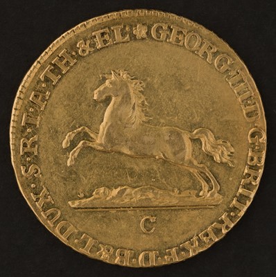 Lot 200 - Germany, Brunswick-Luneburg, George III 1760-1820), One Pistole, 1803, gold