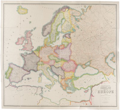 Lot 195 - Europe. Stanford (Edward, publisher), Stanford's Library and Commercial Map of Europe, circa 1900