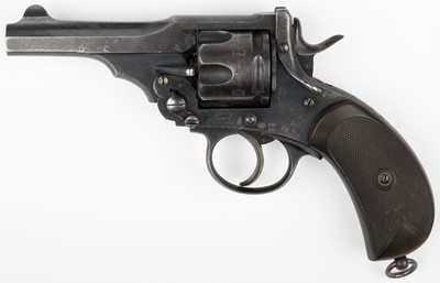 Lot 362 - Revolver. A Webley Mark IV .455 revolver (deactivated), serial number 90528
