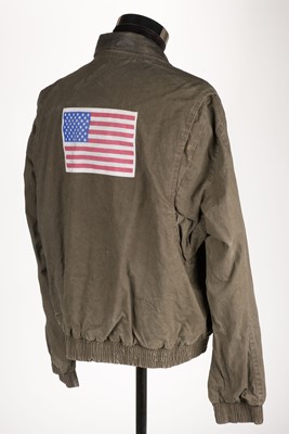 Lot 134 - Flying jacket. A lightweight green cloth flying jacket, size 40