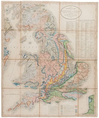 Lot 188 - England & Wales. Smith (William), A New Geological Map of England & Wales..., 1828