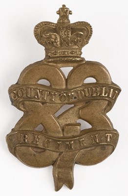 Lot 459 - County of Dublin Regiment. Irish glengarry badge of the 83rd (County of Dublin) Regiment of Foot