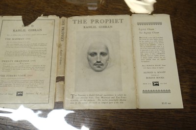 Lot 725 - Gibran (Kahlil). The Prophet, 1st edition, 1923