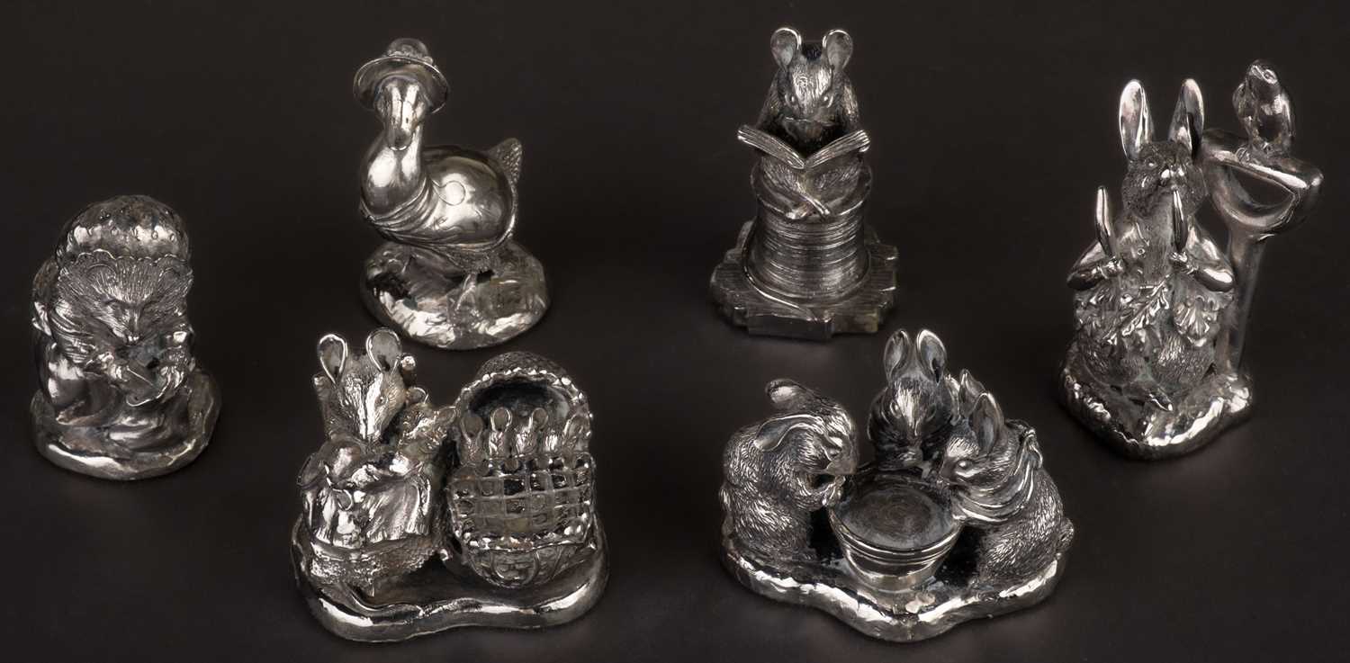 Lot 158 - Border Fine Arts Figures. Beatrix Potter Characters, circa 1990