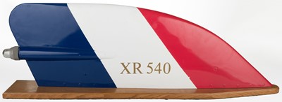 Lot 154 - Red Arrows. Folland Gnat T.Mk.1. XR 540 tail fin