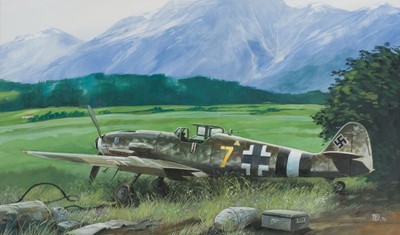 Lot 143 - Pentland (David, 1959 -). The Last Eagle, gouache on paper