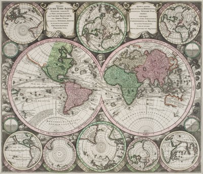 Lot 235 - World. Seutter (George Matthaus), Diversi Globi Terr-Aquei..., circa 1730