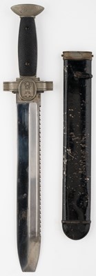 Lot 440 - Third Reich. A WWII German Red Cross enlisted man's hewer dagger