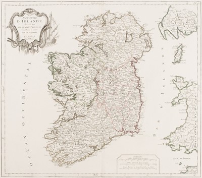 Lot 213 - Ireland. De Vaugondy (Robert). Royaume D'Irlande..., P. Santini 1778