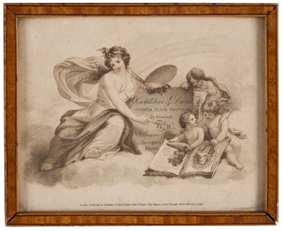 Lot 253 - Trade Card. Castildine & Dunn, Copper Plate Printers in General, London