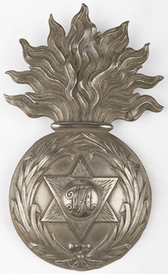Lot 508 - Trinidad Artillery Volunteers. A scarce Victorian post 1895 other ranks helmet plate
