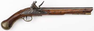 Lot 349 - Pistol. A George III flintlock sea service pistol