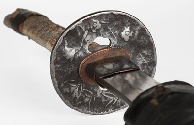 Lot 390 - Katana. A Japanese katana, 19th century, signed